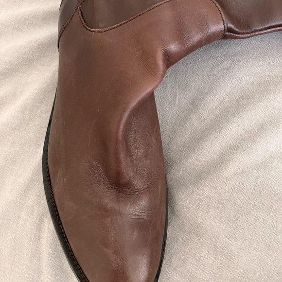 Cole Haan brown leather riding boots, womens size 10 - Picture 4 of 5